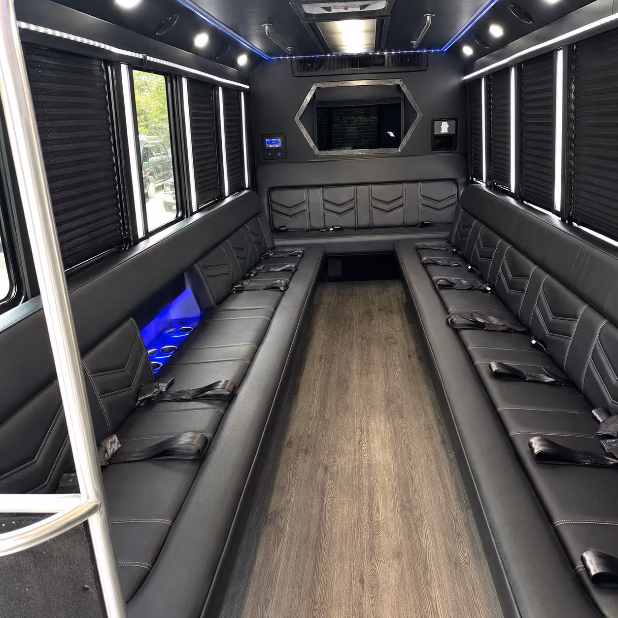 15 Passenger Party Bus Inside