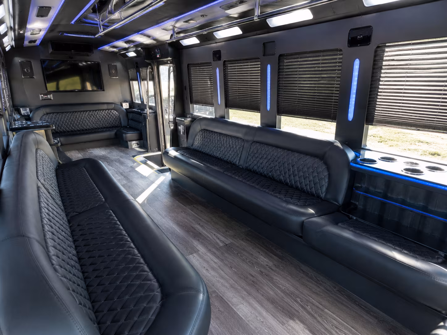 28 Passenger Party Bus Inside