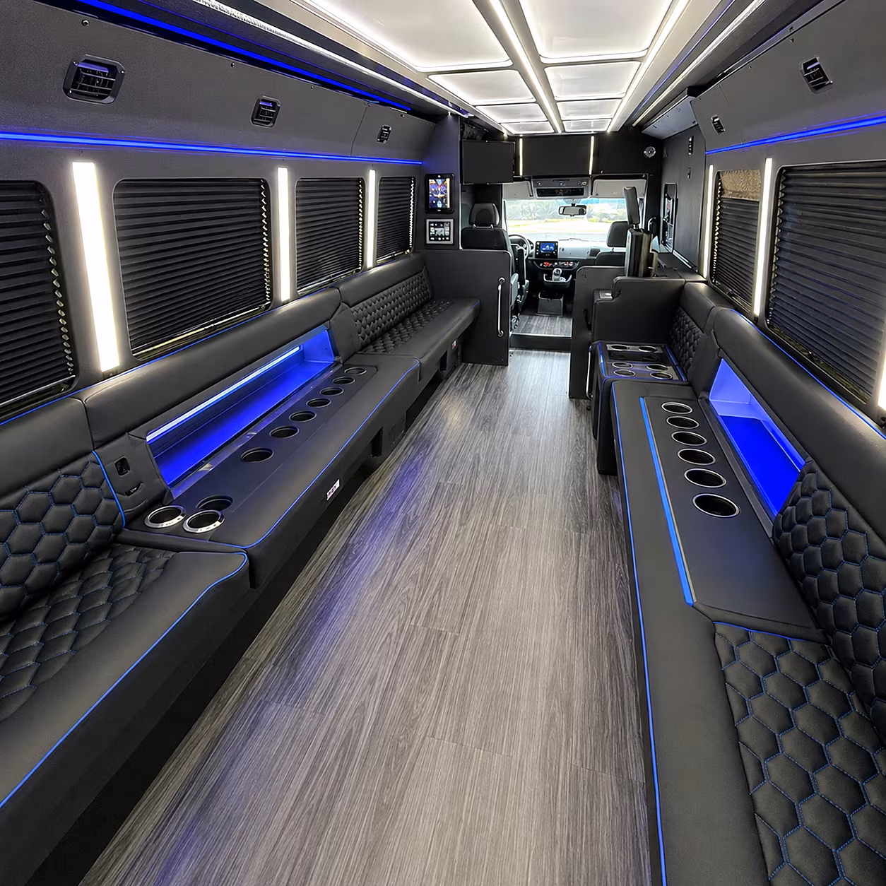 30 Passenger Party Bus Inside