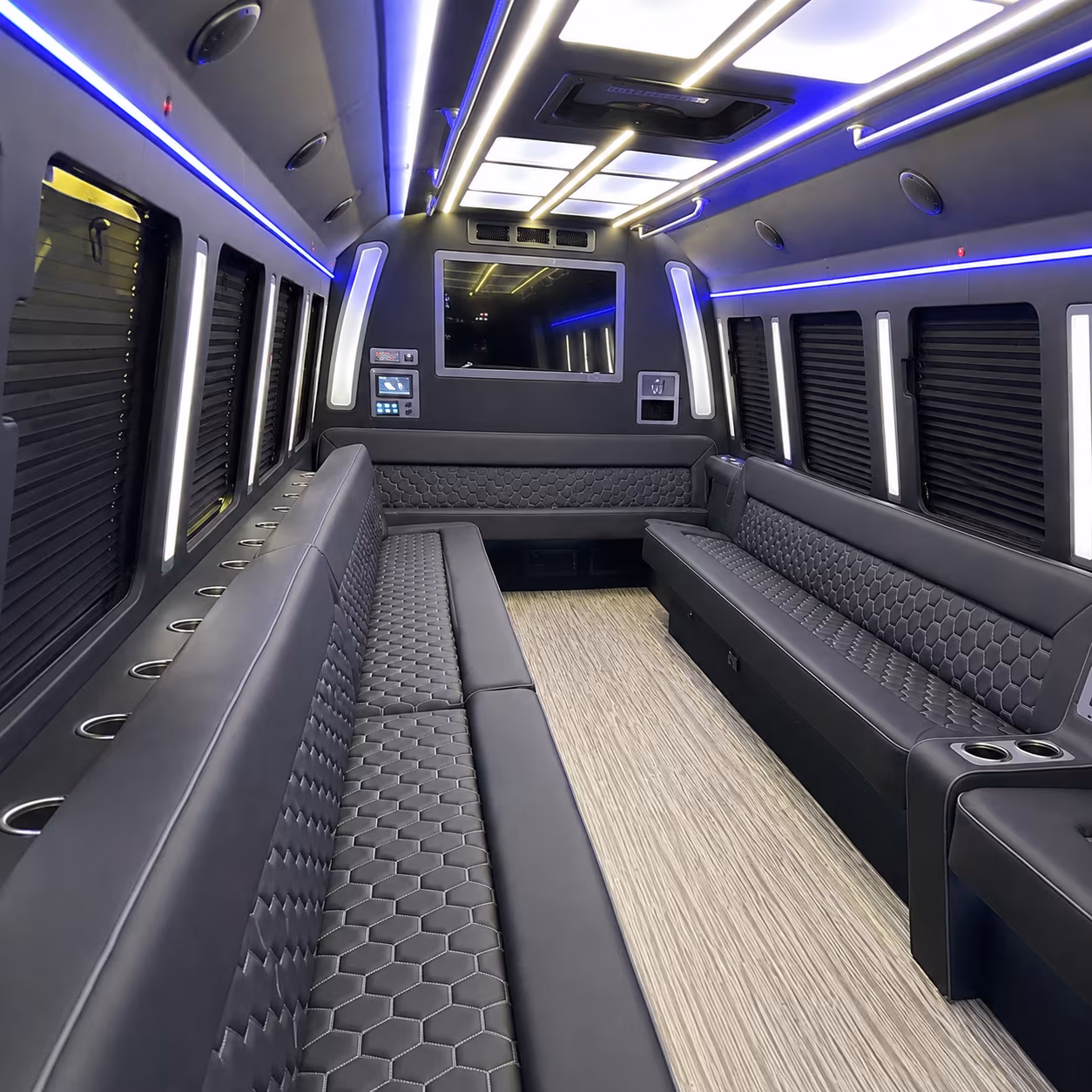 Pittsburgh Birthday, Sweet 16, & Quinceañera Transportation party bus exterior
