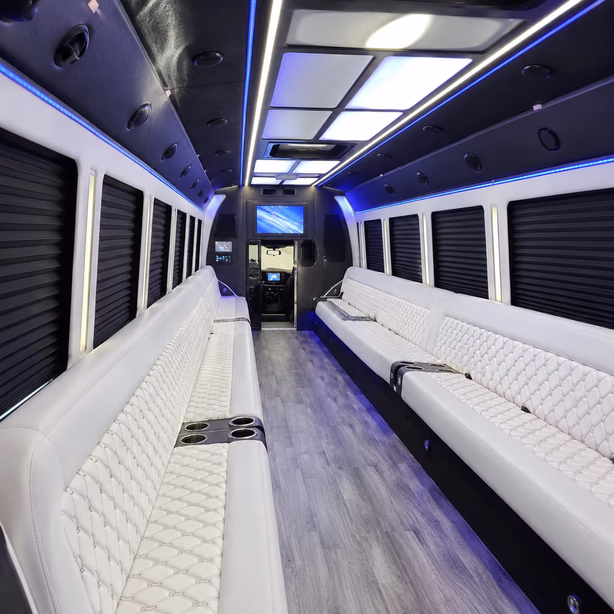 Pittsburgh Prom & Homecoming Transportation party bus exterior