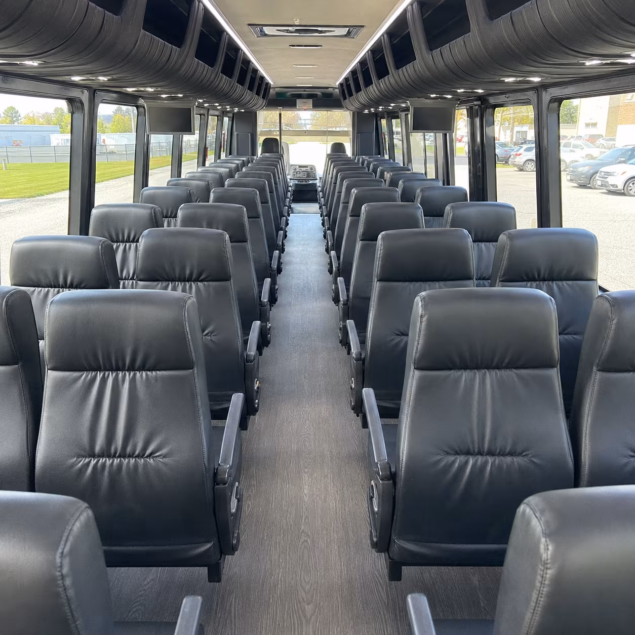 Pittsburgh School Event Transportation party bus exterior