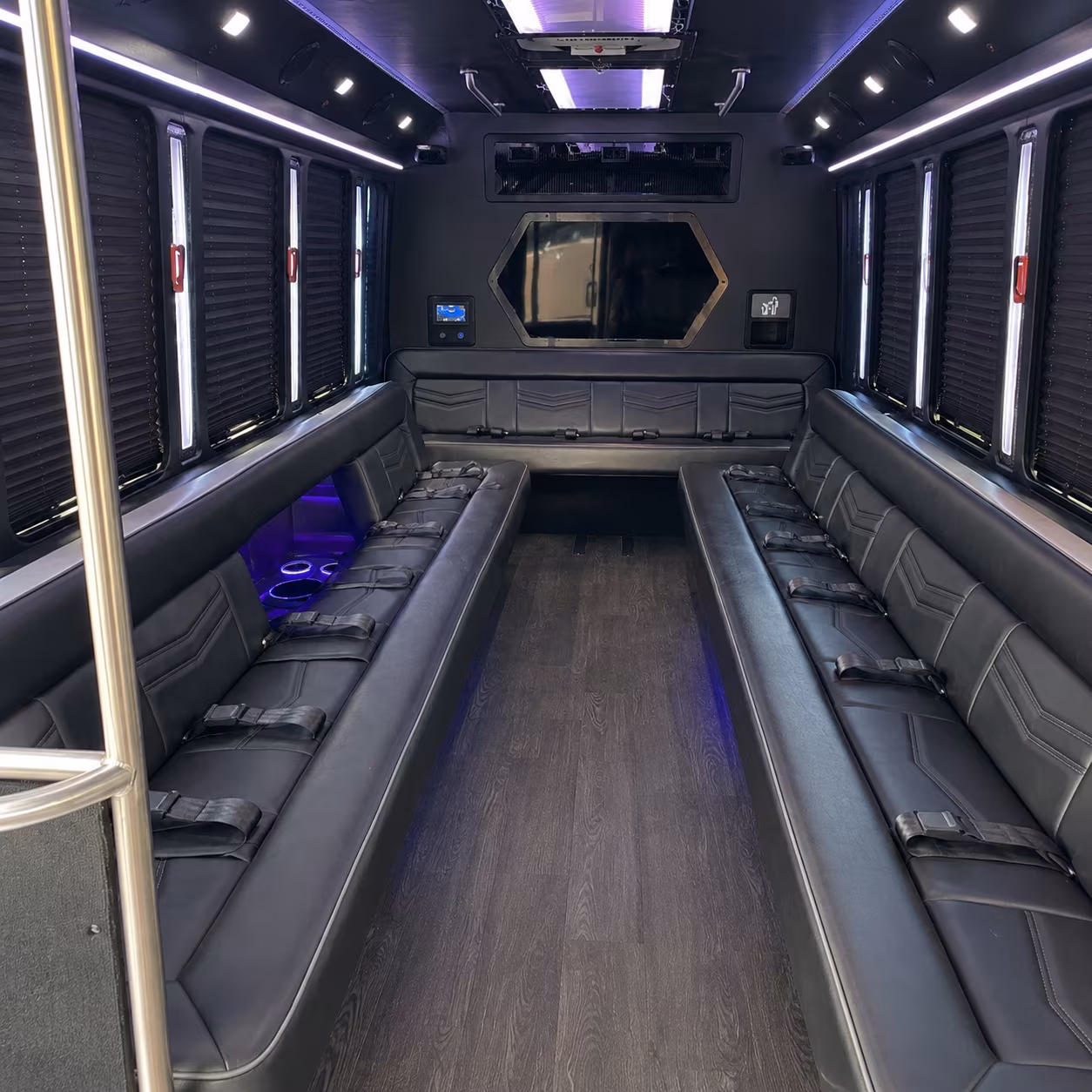 Pittsburgh Sporting Event Transportation party bus exterior