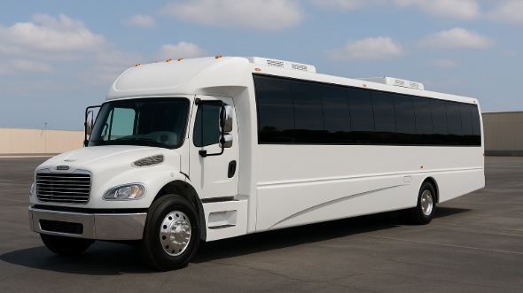 Exterior of Charter Bus Company Pittsburgh's 28 Passenger Minibus in Pittsburgh