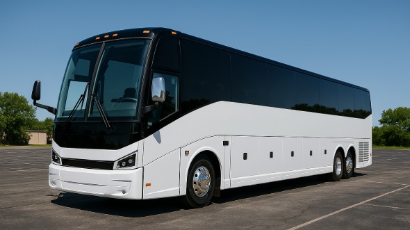 Exterior of Charter Bus Company Cleveland's 40 Passenger Party Bus in Cleveland