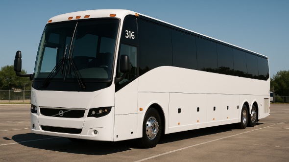 Exterior of Charter Bus Company Pittsburgh's 44 Passenger Charter Bus in Pittsburgh