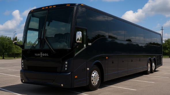 Exterior of Charter Bus Company Pittsburgh's 46 Passenger Charter Bus in Pittsburgh