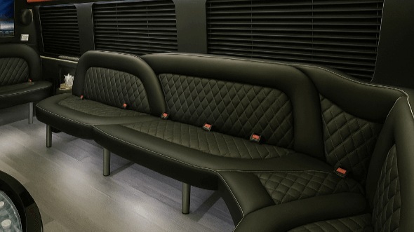 pittsburgh 14 passenger sprinter limousine interior