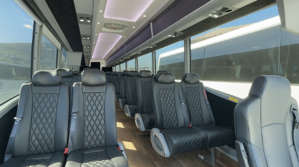 25 passenger minibus interior